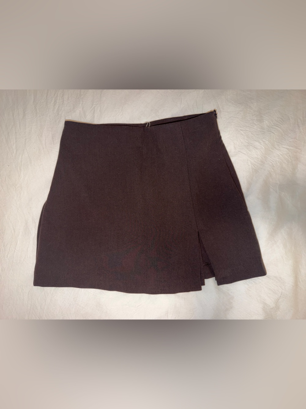 Zara Chocolate Brown Mini Skirt